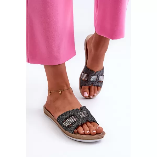  Dámske žabky INBLU BA000050 BLACK 