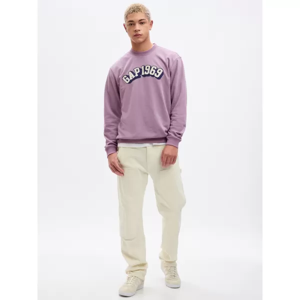  Pánska mikina GAP LOGO CREWNECK SWEATSHIRT 829103-00 AMETYST 