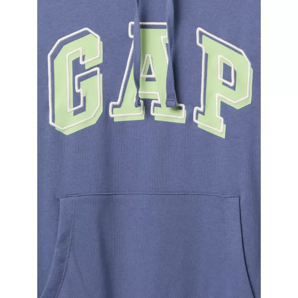  Pánska mikina GAP HERITAGE LOGO PULLOVER HOODIE 868460-06 QUIET BLUE 