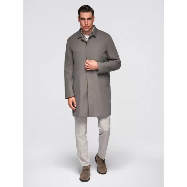  Pánsky kabát OMBRE OM-COLC-0139 POPOL 