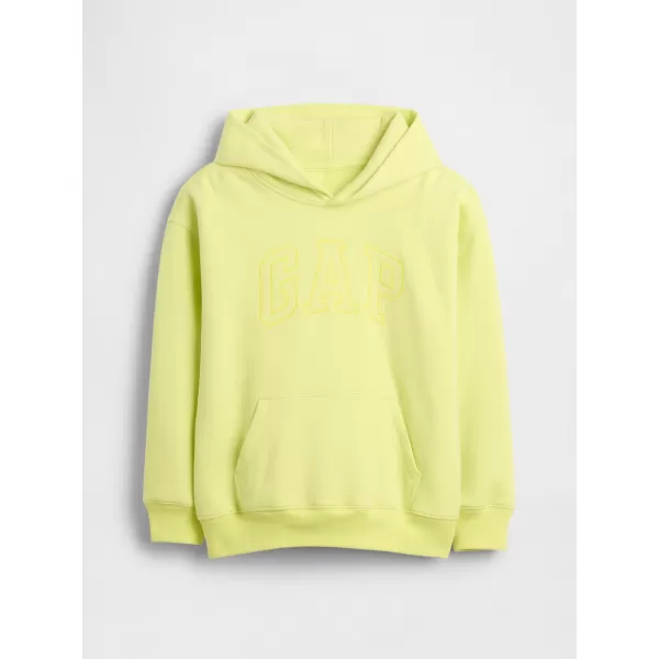  Detská mikina GAP RELAXED HOODIE PULLOVER 846224-02 LIMON 