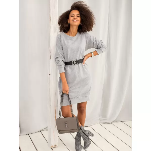  Dámske šaty BASIC FEEL GOOD RV-TU-5184.93P GRAY 