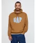 Pánska mikina GAP LOGO PULLOVER HOODIE 744728-03 BRIGHT BROWN