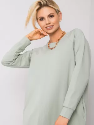 Dámske šaty BASIC FEEL GOOD RV-TU-5184.93P PISTACHIO