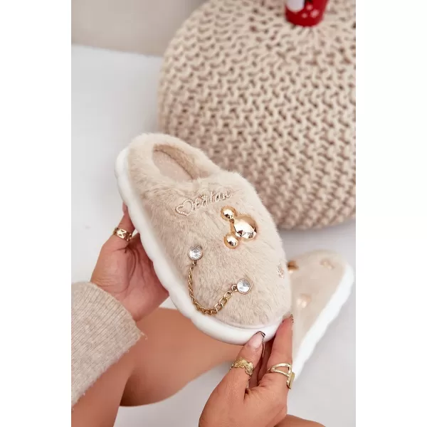  Dámske šľapky BOTO IVELFEDI 35010 BEIGE 