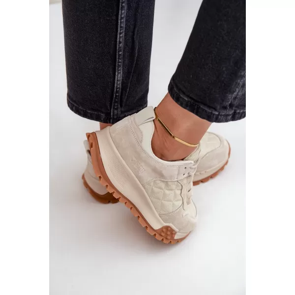  Dámske tenisky BIG STAR OO274A315 BEIGE Big Star Shoes 