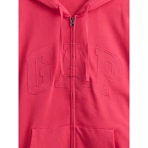  Pánska mikina GAP FULLZIP LOGO HOODIE 868454-15 RASPBERRY 