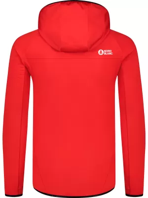 Pánska mikina powerfleece NORDBLANC CREEK NBWFM8280 ČERVENÁ