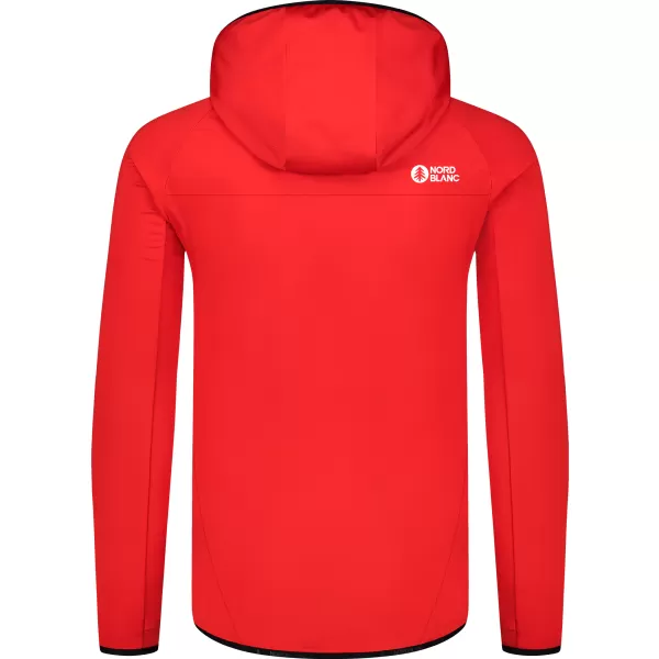  Pánska mikina powerfleece NORDBLANC CREEK NBWFM8280 ČERVENÁ 