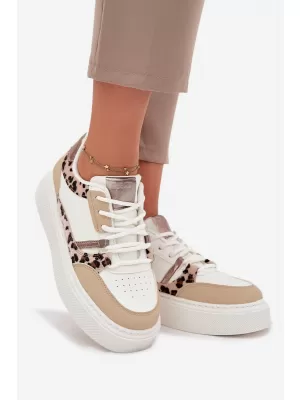 Dámske tenisky BIG STAR SS274357 WHITE/BEIGE Big Star Shoes