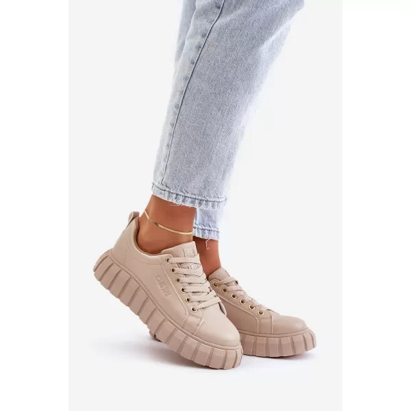  Dámske topánky BIG STAR MM274618 BEIGE Big Star Shoes 