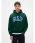 Pánska mikina GAP HEAVYWEIGHT LOGO HOODIE PULLOVER 823104-03 DEEP HUNTER