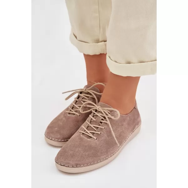  Dámske topánky S.BARSKI LR61-7080 DARK BEIGE 