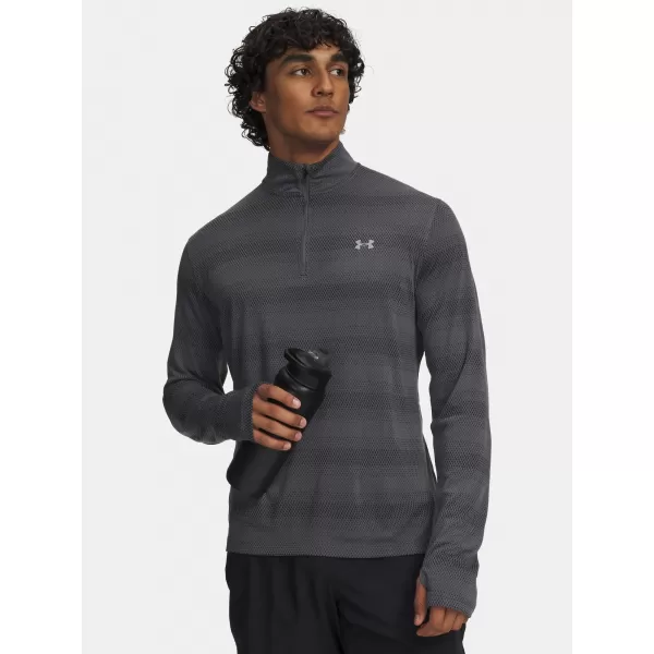  Pánske tričko UNDER ARMOUR UA VELOCITI 1/4 ZIP 6010887-025 ŠEDÁ 