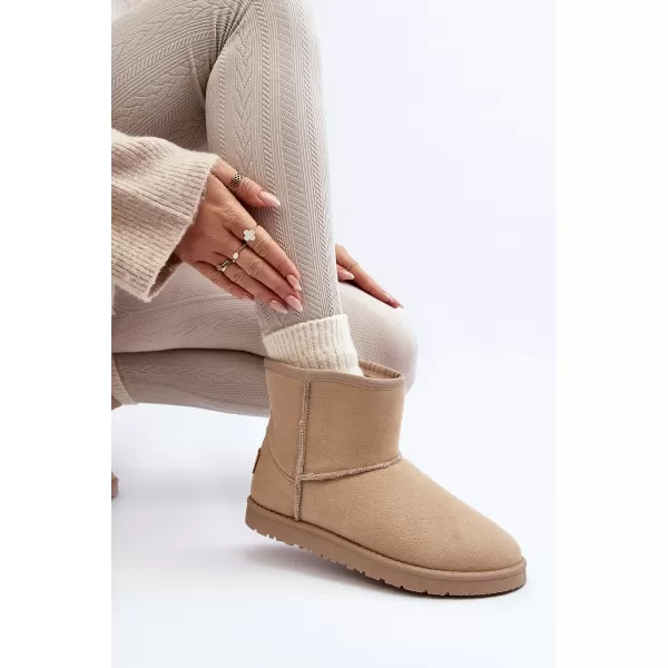  Dámske snehule CROSS MM2R4023C BEIGE Cross Jeans 