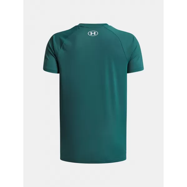  Chlapčenské tričko UNDER ARMOUR UA TECH 2.0 SS 1363284-338 ZELENÁ 