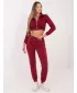 Dámske tepláky BASIC FEEL GOOD RV-DR-5040.04X BURGUNDY