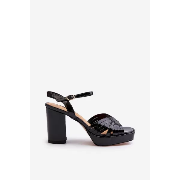  Dámske sandále D&A MR38-668 BLACK 