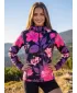 Dámska softshellová bunda premium ALTISPORT VOJ/ALW115JACK01 FIALOVÁ/ČIERNA