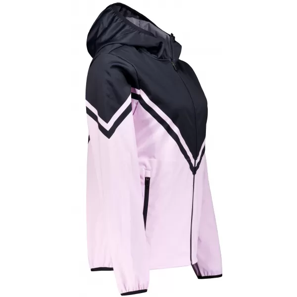  Dámska softshellová bunda premium ALTISPORT VOJ/ALW101JACK01 RUŽOVOČIERNA 