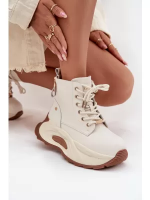 Dámske topánky GOE SS2N4300 BEIGE