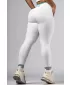 Push-up legíny s vysokým pásom CLUB DOR 629 WHITE Nebbia