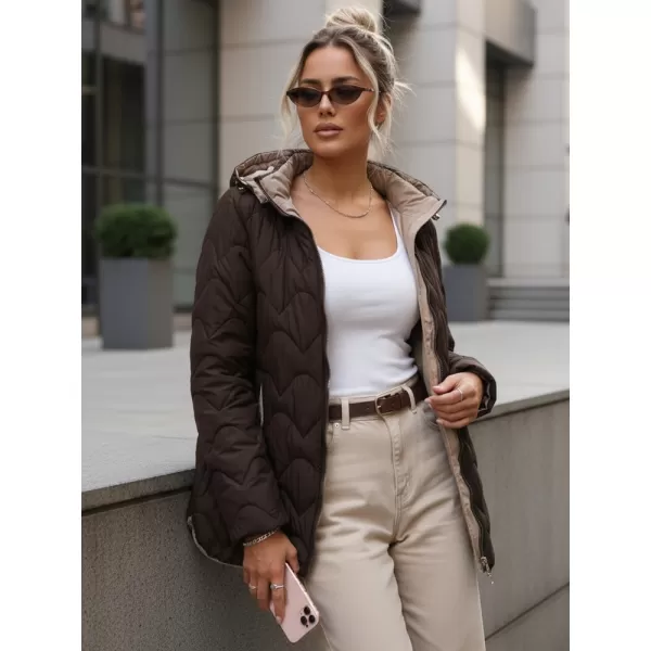  Dámska bunda DSTREET TY5623 HNEDÁ 