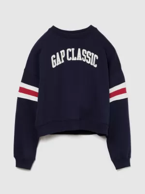 Dámska mikina GAP LOGO SWEATSHIRT 799272-03 NAVY UNIFORM LOGO