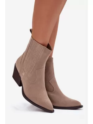 Dámske topánky na podpätku BOTO DYLIRA 40941 BEIGE