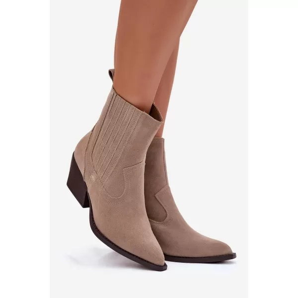 Dámske topánky na podpätku BOTO DYLIRA 40941 BEIGE 