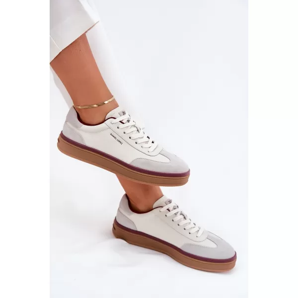  Dámske tenisky LOPEZ JUST DARE SS2D4008 WHITE / GREY Daniel Lopez Just Dare 
