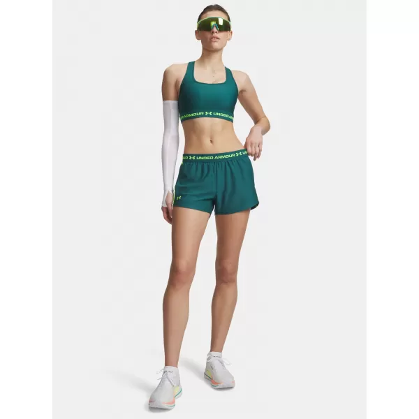  Dámske kraťasy UNDER ARMOUR TECH PLAY UP SHORTS 1389882-338 ZELENÁ 