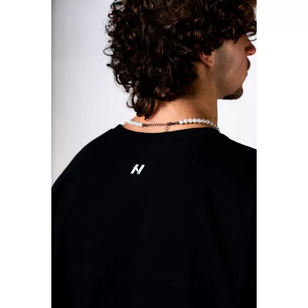  Nadrozmerné tričko POWER 898 BLACK Nebbia 