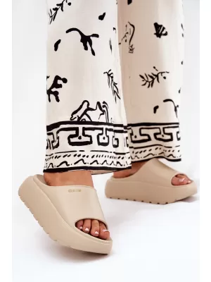 Dámske šľapky BIG STAR RR274A569 BEIGE Big Star Shoes