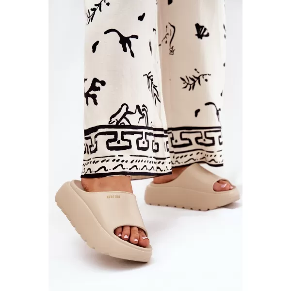  Dámske šľapky BIG STAR RR274A569 BEIGE Big Star Shoes 