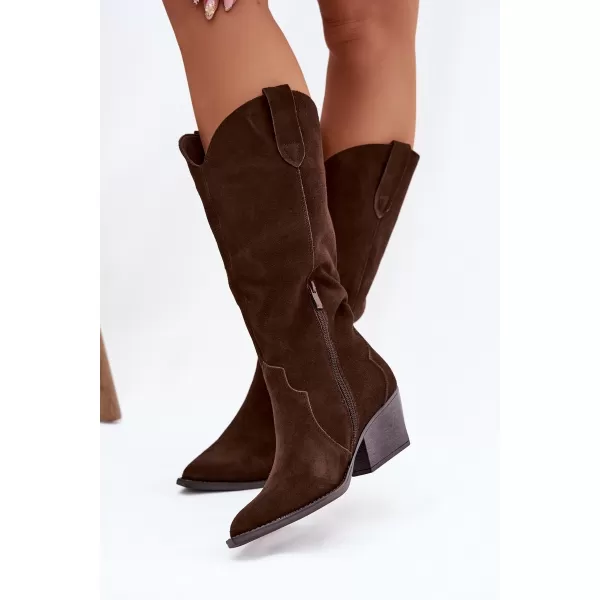  Dámske čižmy BOTO URSELLE 41113 BROWN 