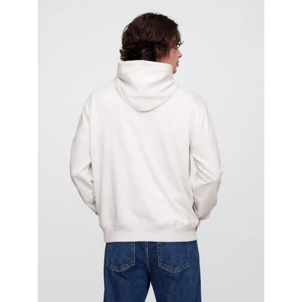  Pánska mikina GAP LOGO PULLOVER HOODIE 767818-00 PALE GREY HEATHER 