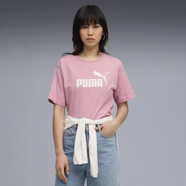  Dámske tričko PUMA ESS NO. 1 LOGO RELAXED TEE 684970-65 PRIPRAVENÁ RUŽOVÁ 