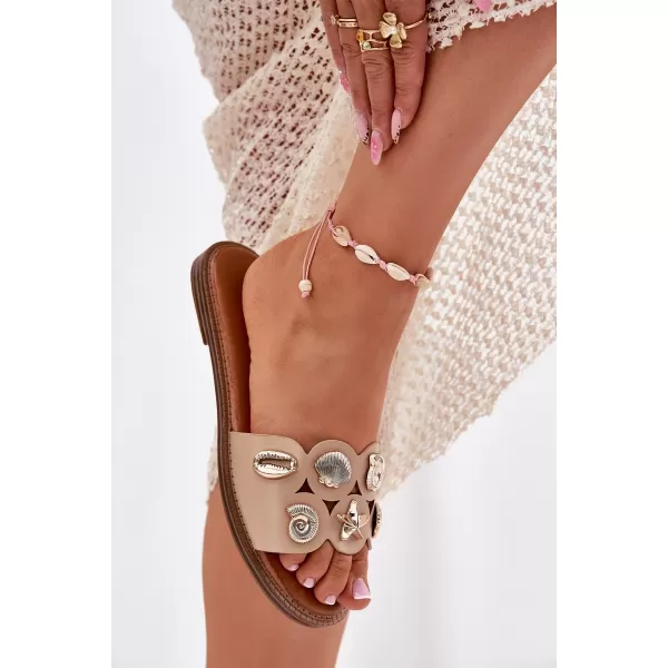  Dámske šľapky BOTO NALOTHIEL 37789 BEIGE 