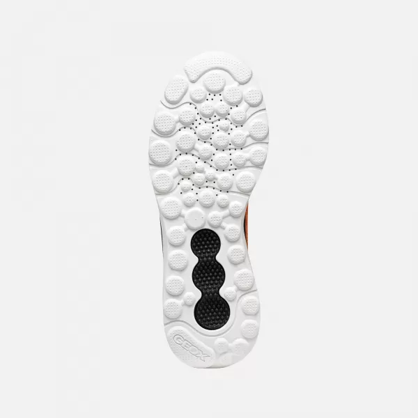  Pánske tenisky GEOX SPHERICA ACTIF X1 G014569 ORANŽOVÁ 