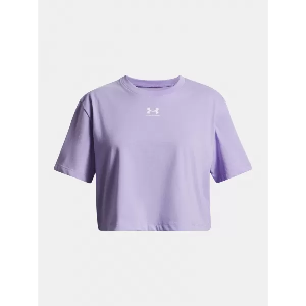  Dievčenské tričko UNDER ARMOUR UA RIVAL SS 1389755-538 FIALOVÁ 