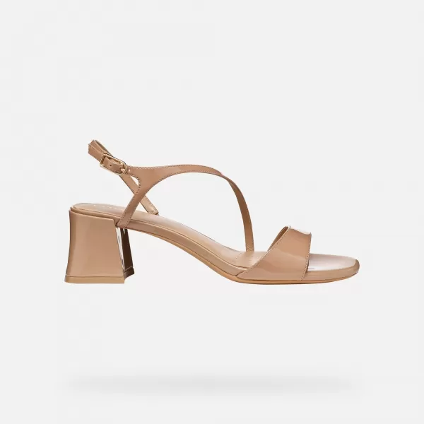  Dámske sandále GEOX NEW ERAKLIA 50 T01 G012946 SVETLO HNEDÁ 