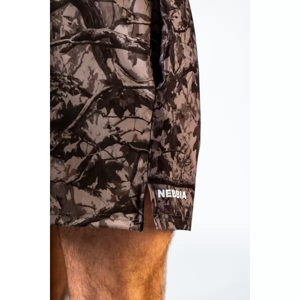  Tréningové šortky POWER 902 LIGHT BROWN CAMO Nebbia 