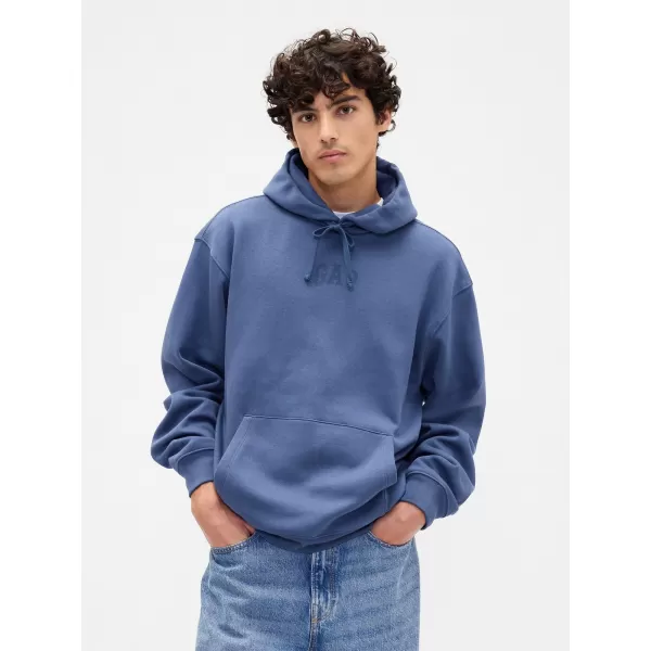  Pánska mikina GAP OVERSIZED HOODIE PULLOVER 871808-01 BLUE TRACK 