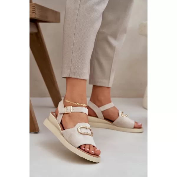  Dámske sandále BOTO SALIANES 35760 BEIGE 