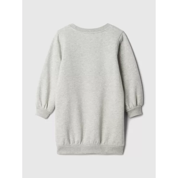  Detské šaty GAP LOGO DRESS 525970-00 LIGHT HEATHER GREY 