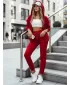 Dámska súprava DSTREET AY0742 ČERVENÁ
