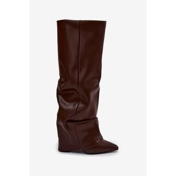  Dámske čižmy BOTO ELIVIRA 40512 BROWN 