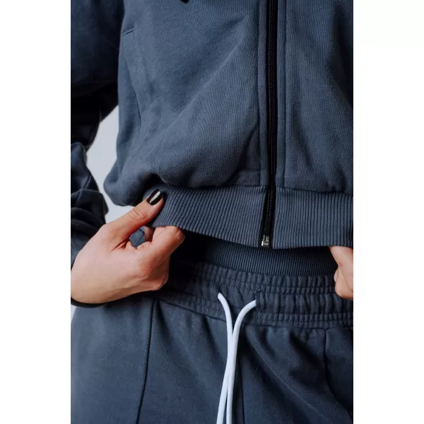  Mikina na zips POWER 895 GREY Nebbia 