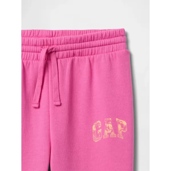  Detské tepláky GAP BOOTCUT LOGO SWEATPANTS 760724-01 STANDOUT PINK 